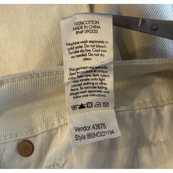 PacSun Eco Tan & Brown Paneled Color Block Mom Straight Leg Jeans Women Size 29 - Picture 6 of 7